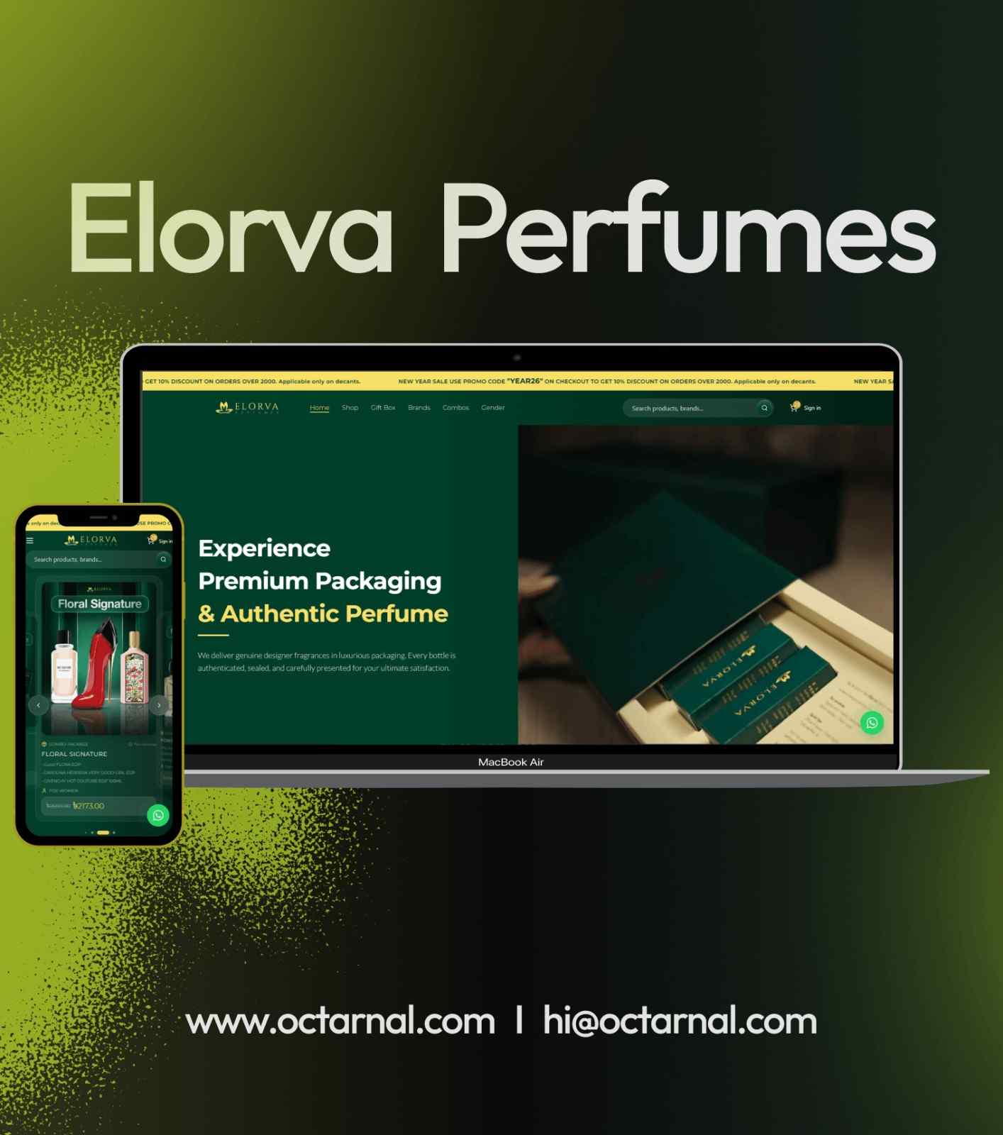 ELORVA — LUXURY FRAGRANCE — Octarnal project