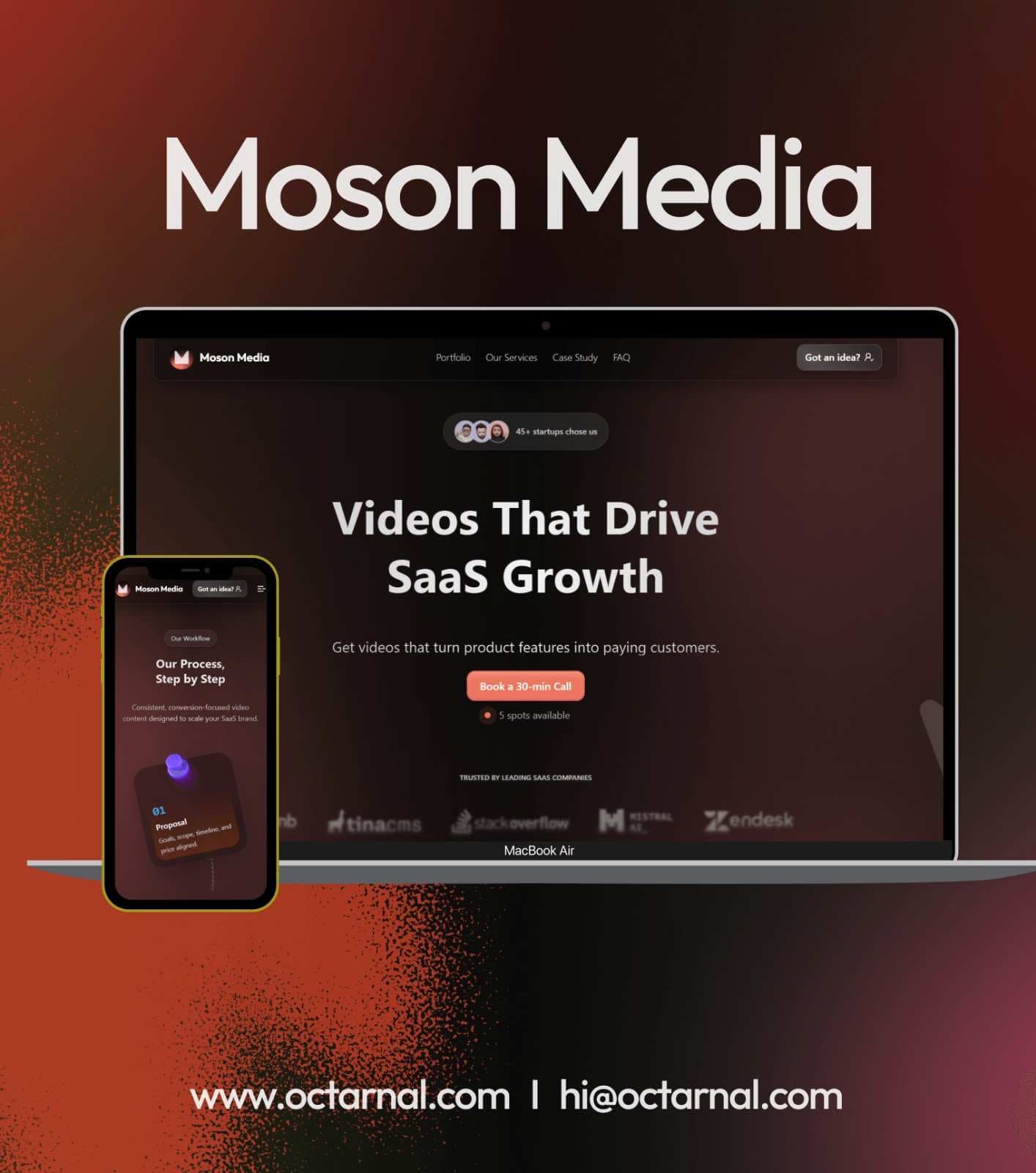 MOSON MEDIA — SAAS VIDEO GROWTH ENGINE — Octarnal project