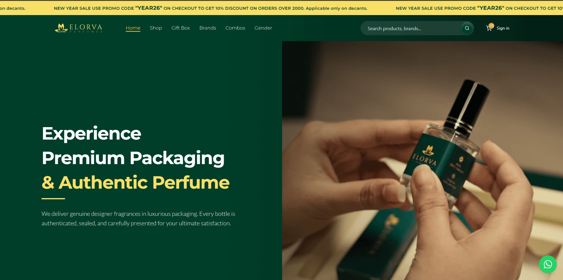 ELORVA — LUXURY FRAGRANCE COMMERCE