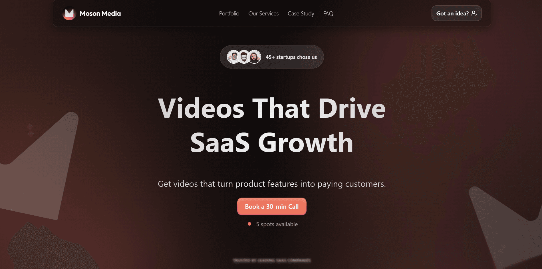 MOSON MEDIA — SAAS VIDEO GROWTH ENGINE
